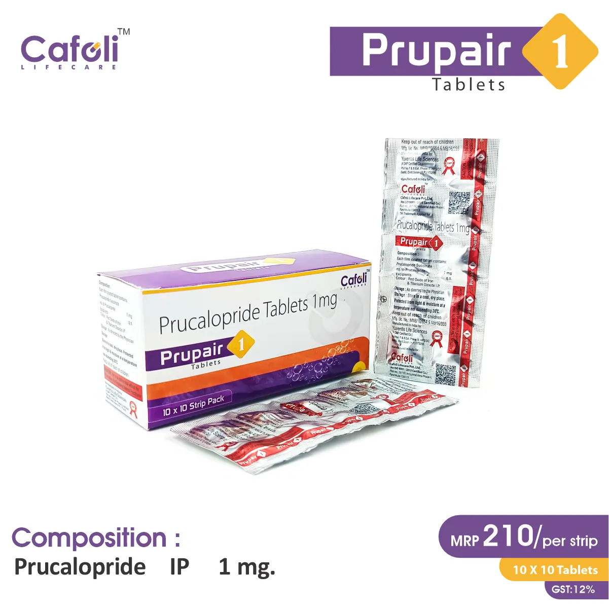 Prucalopride 1mg at the best price in PCD Pharma Franchise for Gastrointestinal and Constipation Treatment